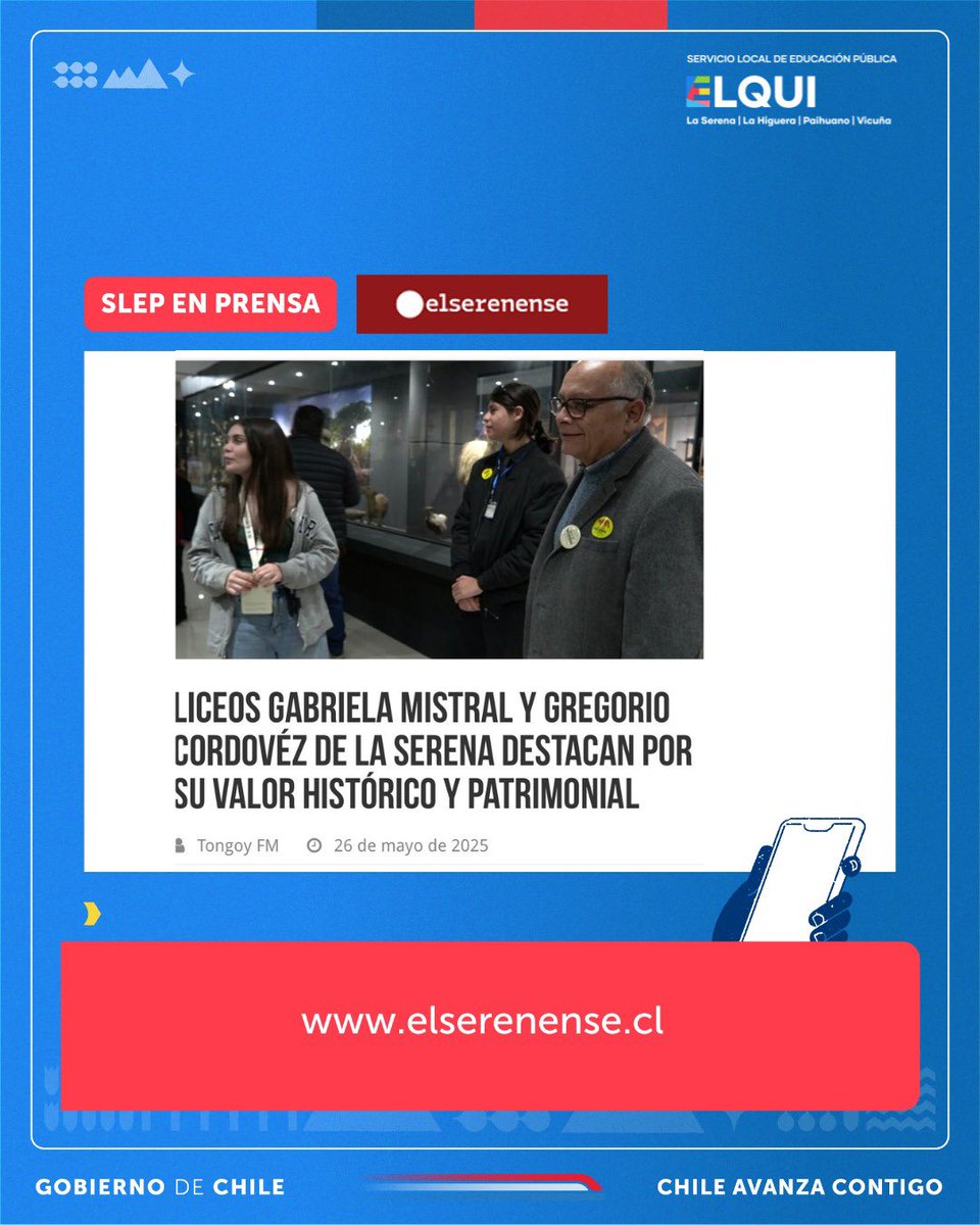 edu_elqui's tweet image. 💯Gracias a los medios de comunicación de la #regiondecoquimbo que le dieron cobertura a estas importantes visitas patrimoniales que realizamos durante el fin de semana a dos establecimientos icónicos de #laserena como el Liceo Gabriela Mistral y el Liceo Gregorio Cordovez