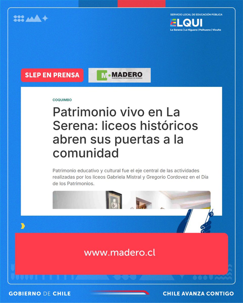 edu_elqui's tweet image. 💯Gracias a los medios de comunicación de la #regiondecoquimbo que le dieron cobertura a estas importantes visitas patrimoniales que realizamos durante el fin de semana a dos establecimientos icónicos de #laserena como el Liceo Gabriela Mistral y el Liceo Gregorio Cordovez