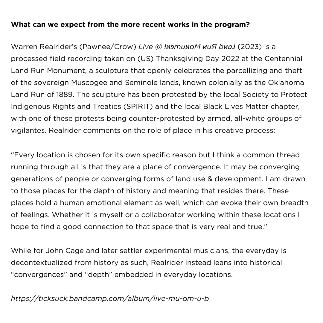 Open Ears Festival tweet media