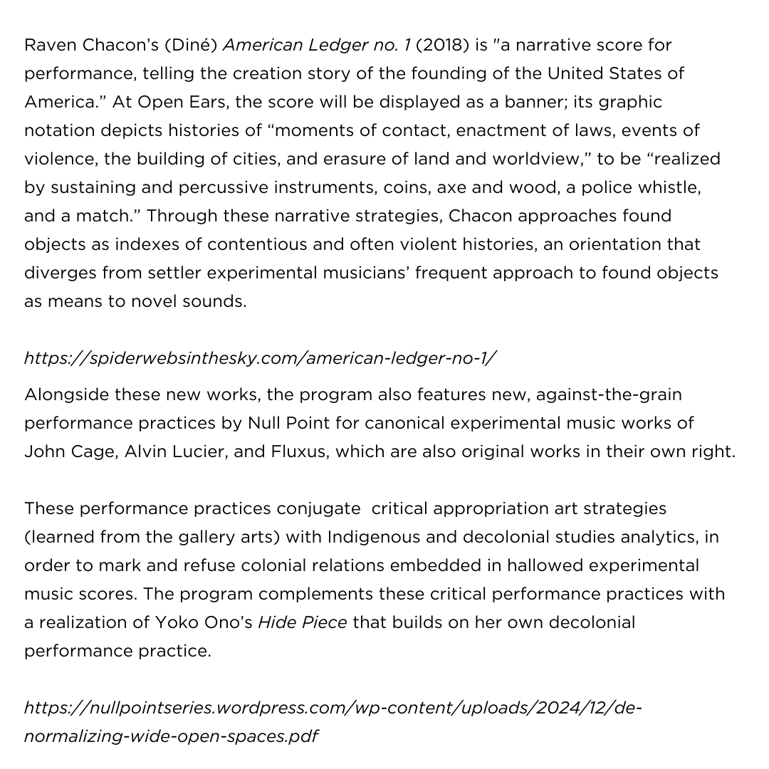 Open Ears Festival tweet media