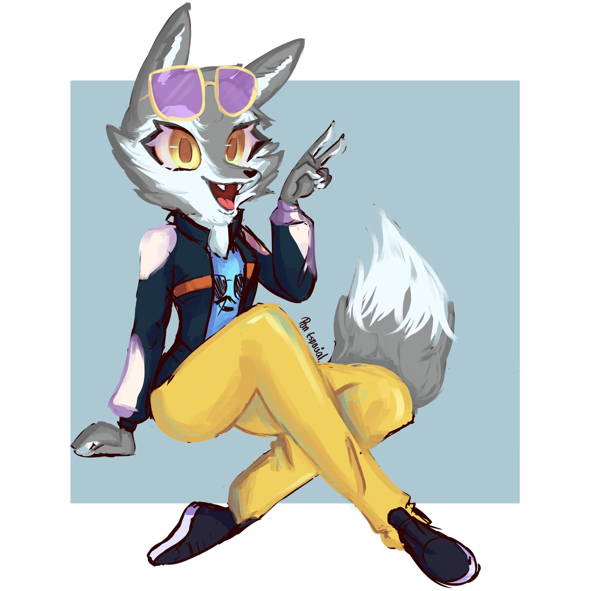 LabTable's tweet photo. A little fanart of #Porsha of 

#furryart #fanart https://t.co/Dk38HH6omb