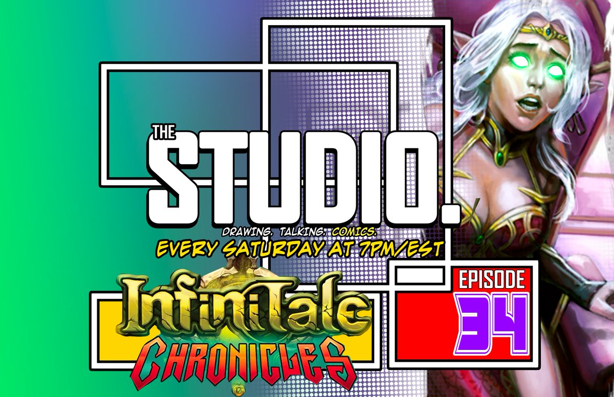 Saturday we're hanging out and talking w/ <a href="/InfinitaleComic/">Infinitale: Chronicles #2 | Now InDemand on IGG!</a>!

<a href="/Ananasi01/">James D Lee</a> 
<a href="/MarcusKelligrew/">Marcus Kelligrew Available to draw comics</a> 
<a href="/DuckBaconGraph/">Duck Bacon Graphics</a> 
<a href="/omerglitch/">Omer Garcia III</a> 
<a href="/SpareTank/">Tank Ferret 🏴‍☠️</a> 
<a href="/SeclusionStudio/">John Epple</a>