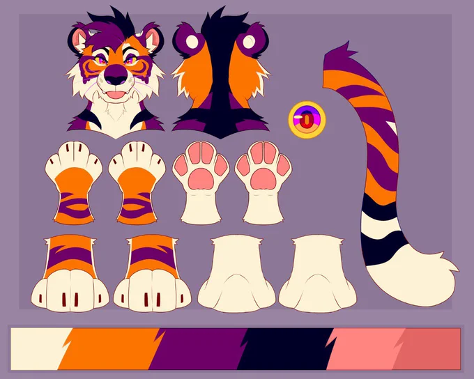 Tiger partial design 