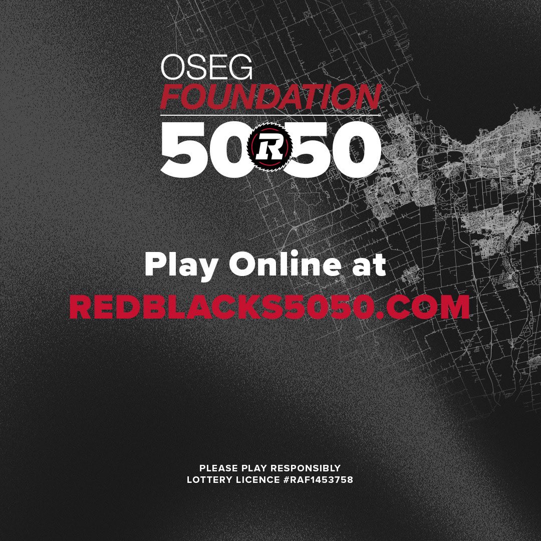 50/50 is back for another season ⚡️

Win big and support the youth in our community, you can now purchase tickets ahead of Friday’s pre season game! 

✖️$100k guaranteed prize (drawn at Home Opener)

Chance at early bird prizes:
✖️$500 Lansdown Sports Gift Card (May 29th 9pm