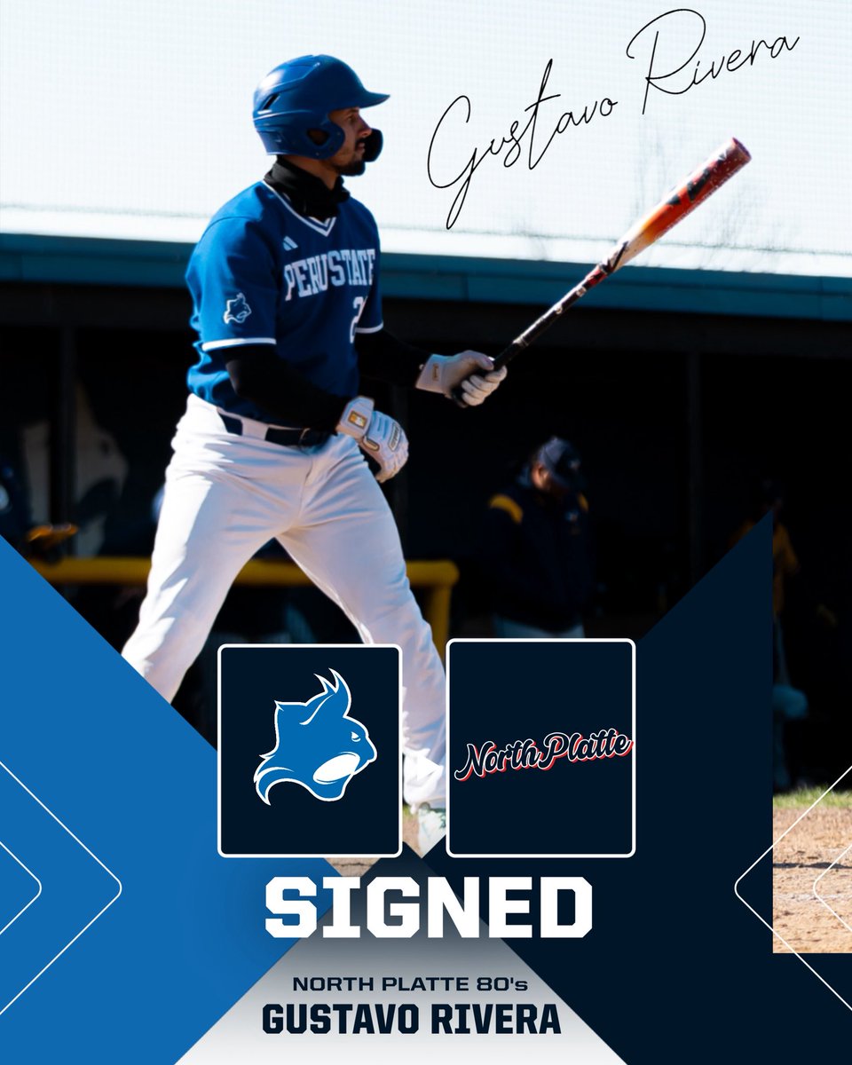 Congratulations to our very own Gustavo Rivera on Signing a Professional Contract and making the Opening Day roster for the North Platte 80’s!