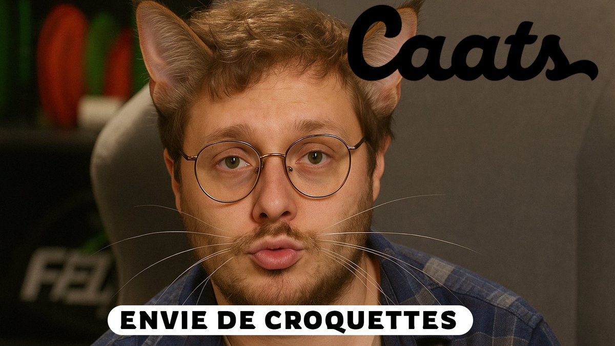 Faites KIFFER votre chat avec Caats qui offre jusqu’à -70% de réduction sur le kit d’essai avec la livraison offerte avec mon code HUZOUNET jusqu’à la fin du mois! 

Pour me soutenir avec le lien juste ici : app.caats.co/formulaire/che…

👉 twitch.tv/huzounet
👉