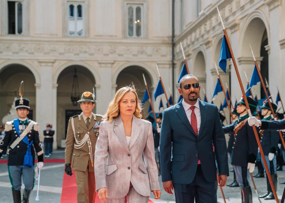 Abiy Ahmed Ali 🇪🇹 (@abiyahmedali) on Twitter photo Today, I had the pleasure of meeting Prime Minister <a href="/GiorgiaMeloni/">Giorgia Meloni</a> at Palazzo Chigi in Rome. Our discussion focused on strengthening bilateral ties, enhancing multilateral cooperation, and exploring new opportunities for investment and economic partnership between Ethiopia and Today, I had the pleasure of meeting Prime Minister <a href="/GiorgiaMeloni/">Giorgia Meloni</a> at Palazzo Chigi in Rome. Our discussion focused on strengthening bilateral ties, enhancing multilateral cooperation, and exploring new opportunities for investment and economic partnership between Ethiopia and