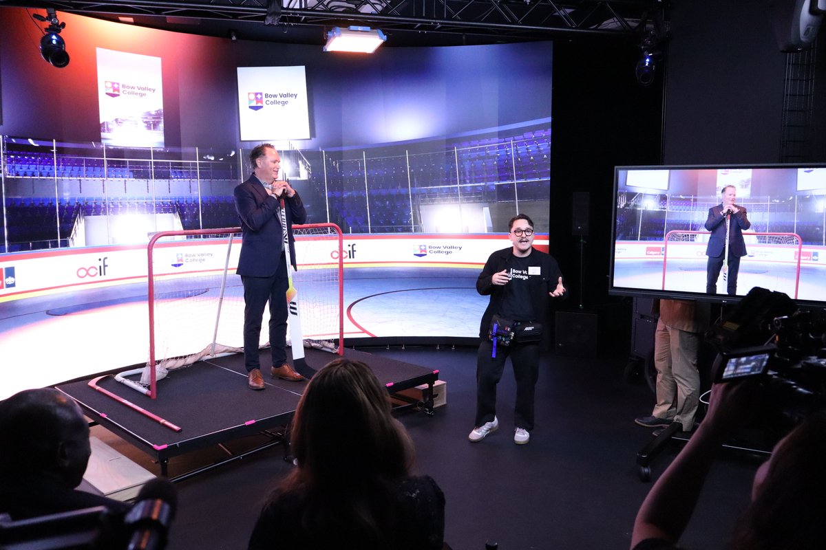 calgaryeconomic's tweet photo. With the grand opening of @BowValley College’s state-of-the-art Production Hub, Calgary is leveling up as a global destination for digital entertainment and innovation. Read more ➤ https://t.co/PSywUyacb7

#BlueSkyCity #LimitlessTogether https://t.co/gTmIUSmAqd