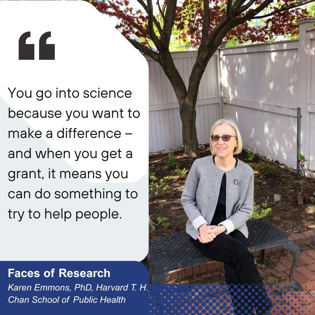Harvard Catalyst (@harvardcatalyst) on Twitter photo Faces of Research: Reducing cancer risk. “You go into science because you want to make a difference, & when you get a grant, it means you can do something to try to help people,” says Karen Emmons <a href="/HarvardChanSPH/">Harvard T.H. Chan School of Public Health</a>. Read: hvrdct.me/xw8 Faces of Research: Reducing cancer risk. “You go into science because you want to make a difference, & when you get a grant, it means you can do something to try to help people,” says Karen Emmons <a href="/HarvardChanSPH/">Harvard T.H. Chan School of Public Health</a>. Read: hvrdct.me/xw8
