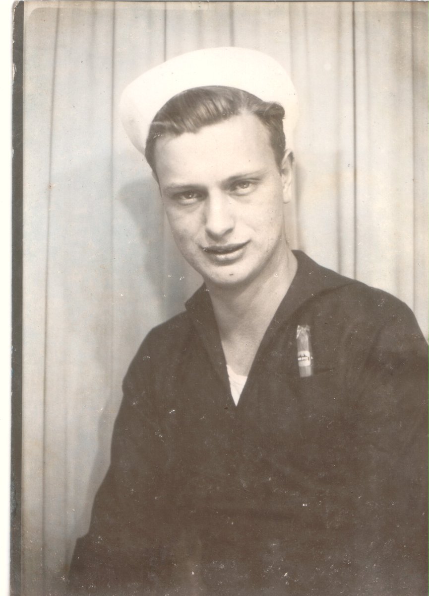 EastsideWT's tweet photo. Harry Driscoll.   During the Second World War he served onboard USS New Mexico. https://t.co/ABtJjLodPh