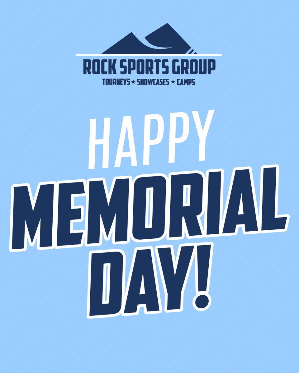 Happy Memorial Day to our Rock families ❤️🤍💙