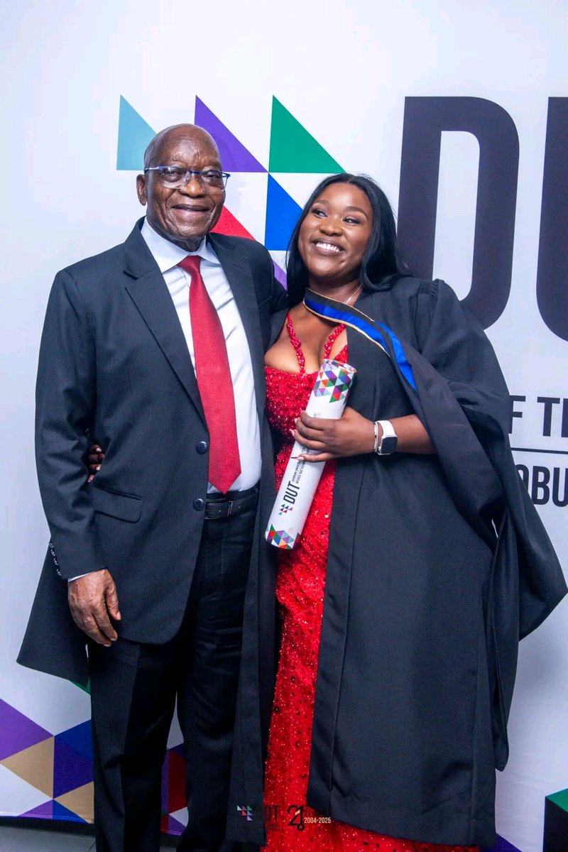 joy_zelda's tweet photo. Congratulations to President Zuma daughter Bridget Zuma obtain her second qualification an Advanced Diploma in Taxation from @UKZN 🙌🙌🙌

@MkhontoweSizwex @MKParty_InfoGuy Mary Phadi MK Party Floyd Shivambu https://t.co/FFtCsKO3Ep