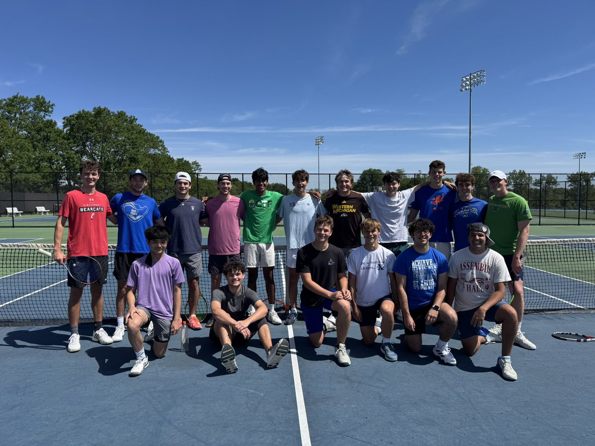 St. X Tennis Memorial Day Classic didn’t disappoint. Past, present and future players representing the Long Blue Line!