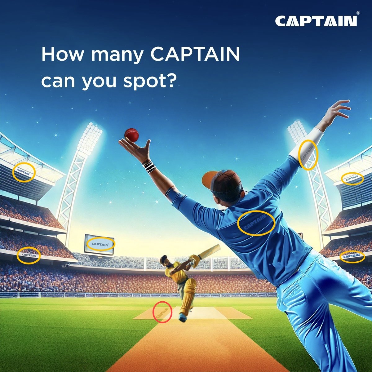Ajeetkumar1114's tweet photo. @captainsteelind Total 8 CAPTAIN spotted 🔍
2 on Stadium Stands Left/Right Side
1 on Scoreboard
1 on Fielder's Tshirt
1 on Arm Sleeve
1 on Pitch Crease
#TheCaptainHunt
#CaptainSteel #HuntToWin #CaptainChallenge @captainsteelind
Tags
@AbdNitin @AnshuVibes @_Yashhhh__ @Styllish_Ajeet @kajal https://t.co/CDukSlK6Be