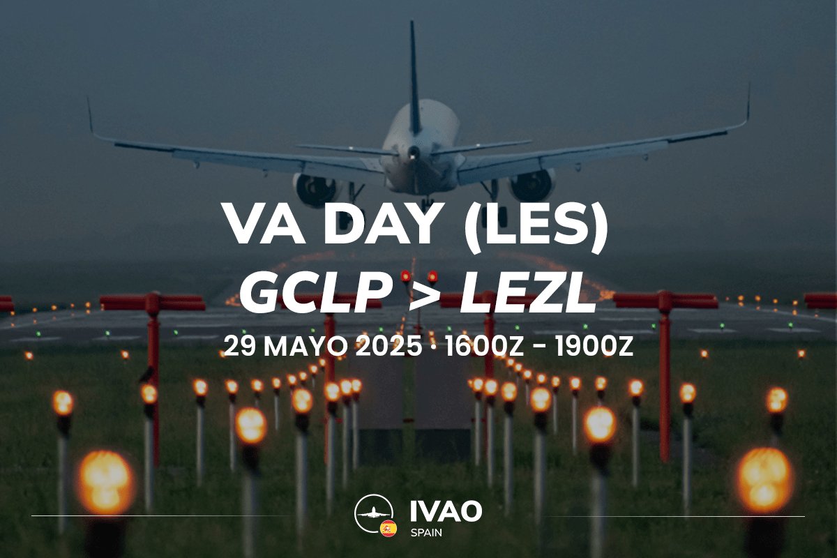 IVAOES's tweet image. Despedimos los Fly &amp;amp; Coffee de mayo de la mano de LES con un puente aéreo desde Gran Canaria a Sevilla 🚀