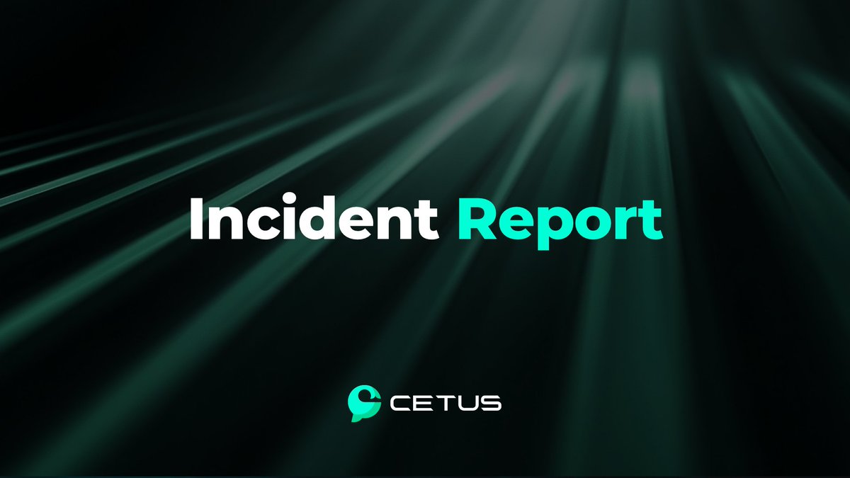 📰 INCIDENT REPORT 

As all of you already know, Cetus recently experienced a smart contract exploit targeting our CLMM pools. Today we are releasing our full incident report to provide transparency into our response, including the root cause, learnings, and next steps.

We
