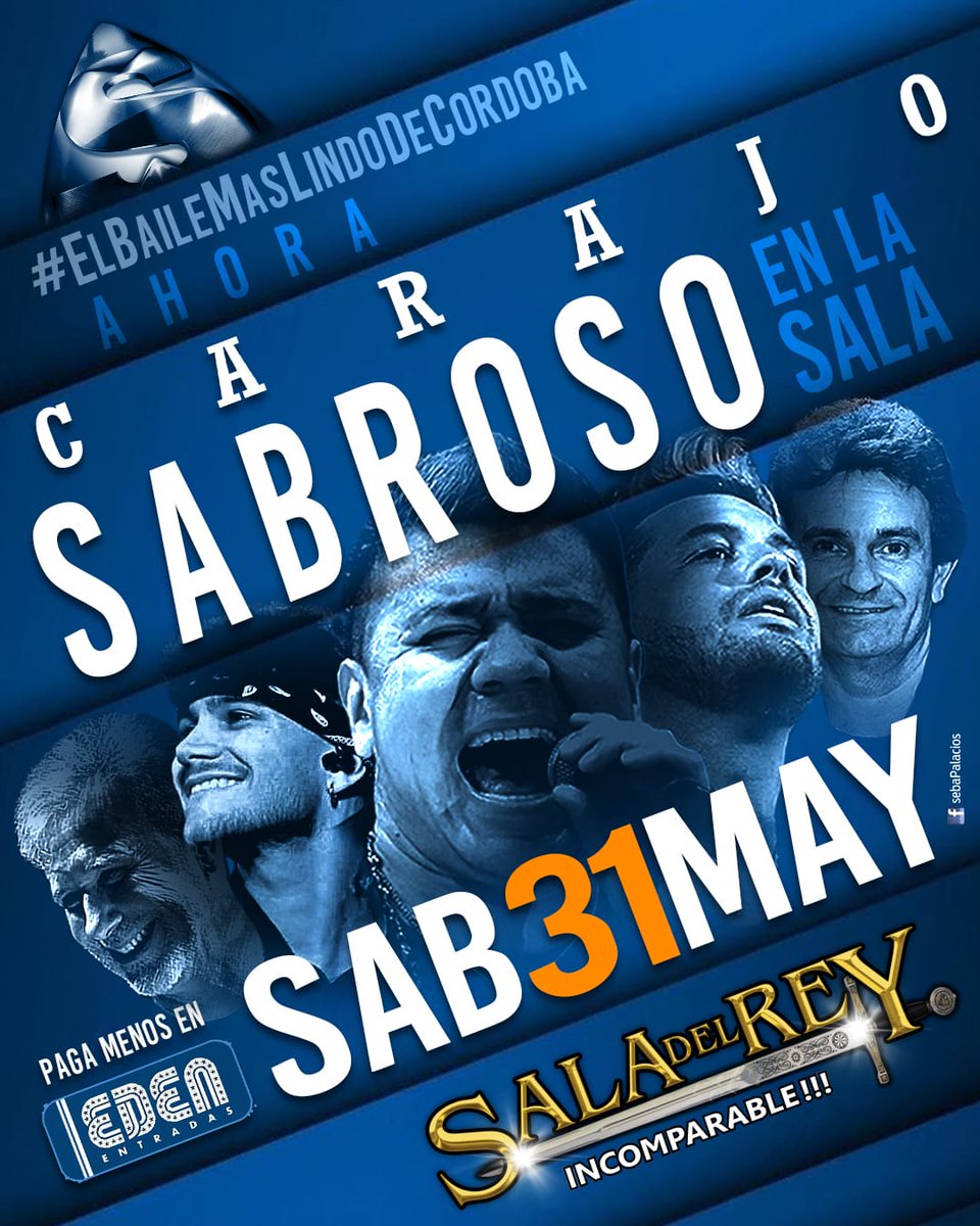 😍Otra noche incomparable en Sala del Rey!
#ElBaileMásLindodeCórdoba
🪝 Paga menos tus anticipadas en <a href="/edenentradas/">Edén Entradas</a>