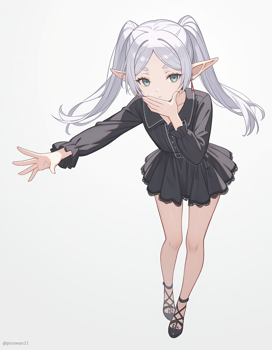 フリーレン 「待って、それはミミックに違いないから 」|pico wanのイラスト