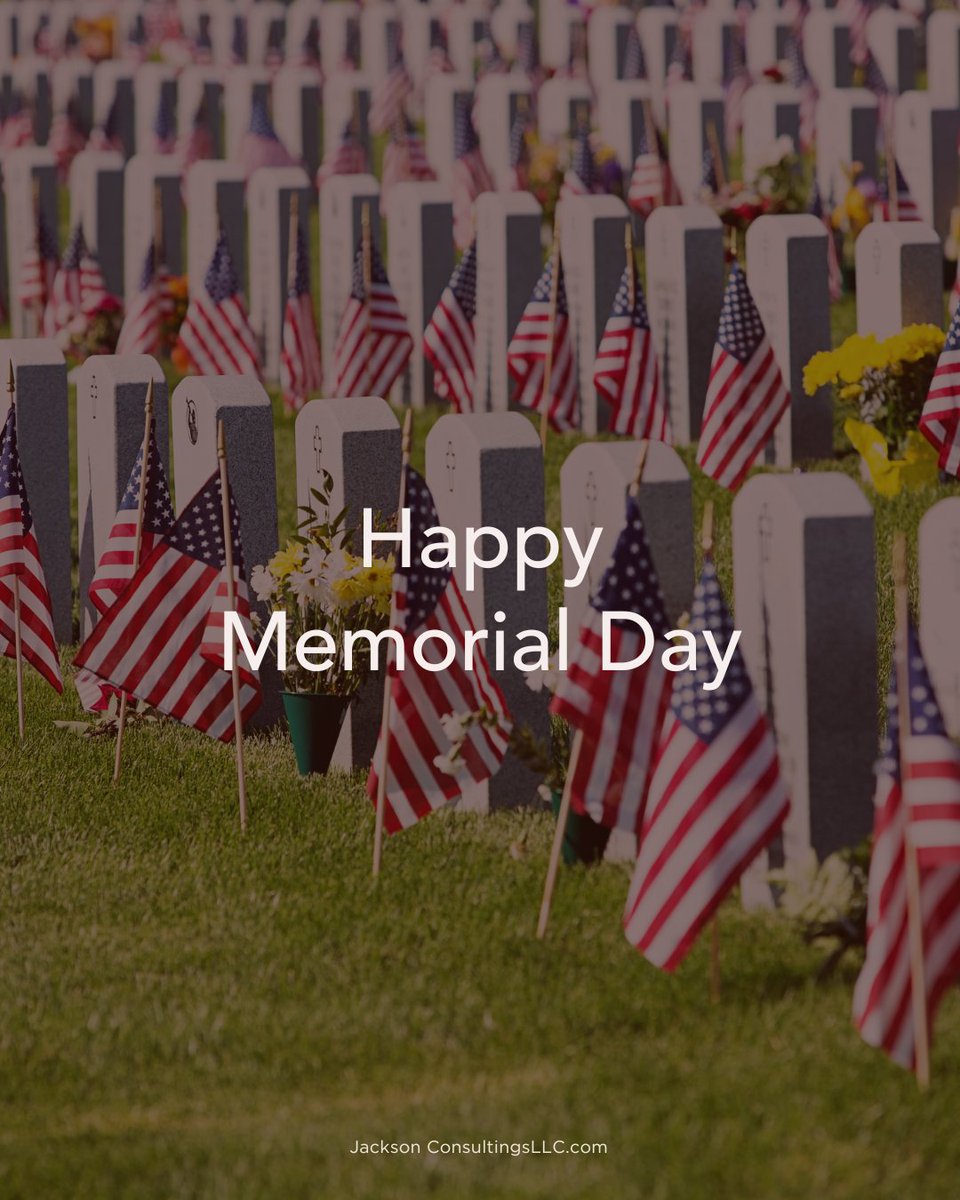 DrTraumaTherapy's tweet photo. Happy Memorial Day 🇺🇸

Today, we honor and remember those who gave everything in service to this country. Let’s hold space for reflection, gratitude, and connection—with others and with ourselves.

#MemorialDay #HonorAndRemember #Gratitude #MentalHealthAwareness #RestAndReflect https://t.co/Dn6kjumCfO