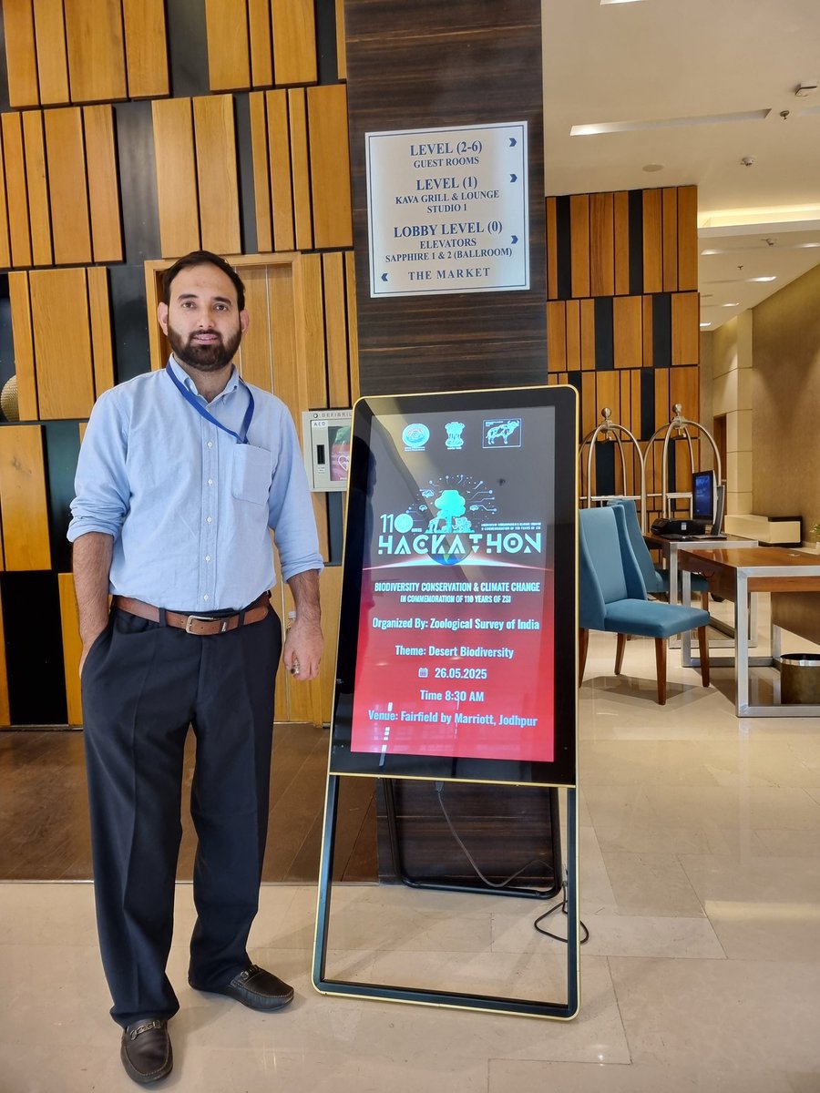 Excited to share our team won regional level 110 Hackathon which was organized by #ZSI Kolkata at thier regional center ARC Jodhpur. Thanks my team leader Mr. Monaal.
#insect
#insectconservation