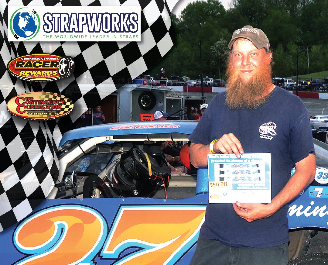 Big congratulations to @rusty_27!

Rusty is the winner of the <a href="/strapworks/">Strapworks</a> "STRAP IN to WIN" Bonus at <a href="/newportspeedway/">Shaun Honour</a> — taking home a $50 bonus for his strong performance behind the wheel!

Racing isn’t just about horsepower — it’s about holding it all together and staying locked