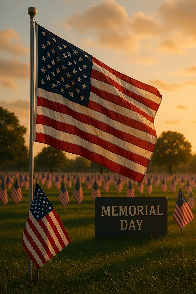Today, we pause to honor and remember the brave men and women who made the ultimate sacrifice for our country. Their courage and service will never be forgotten. 

 #MemorialDay #HonorAndRemember
