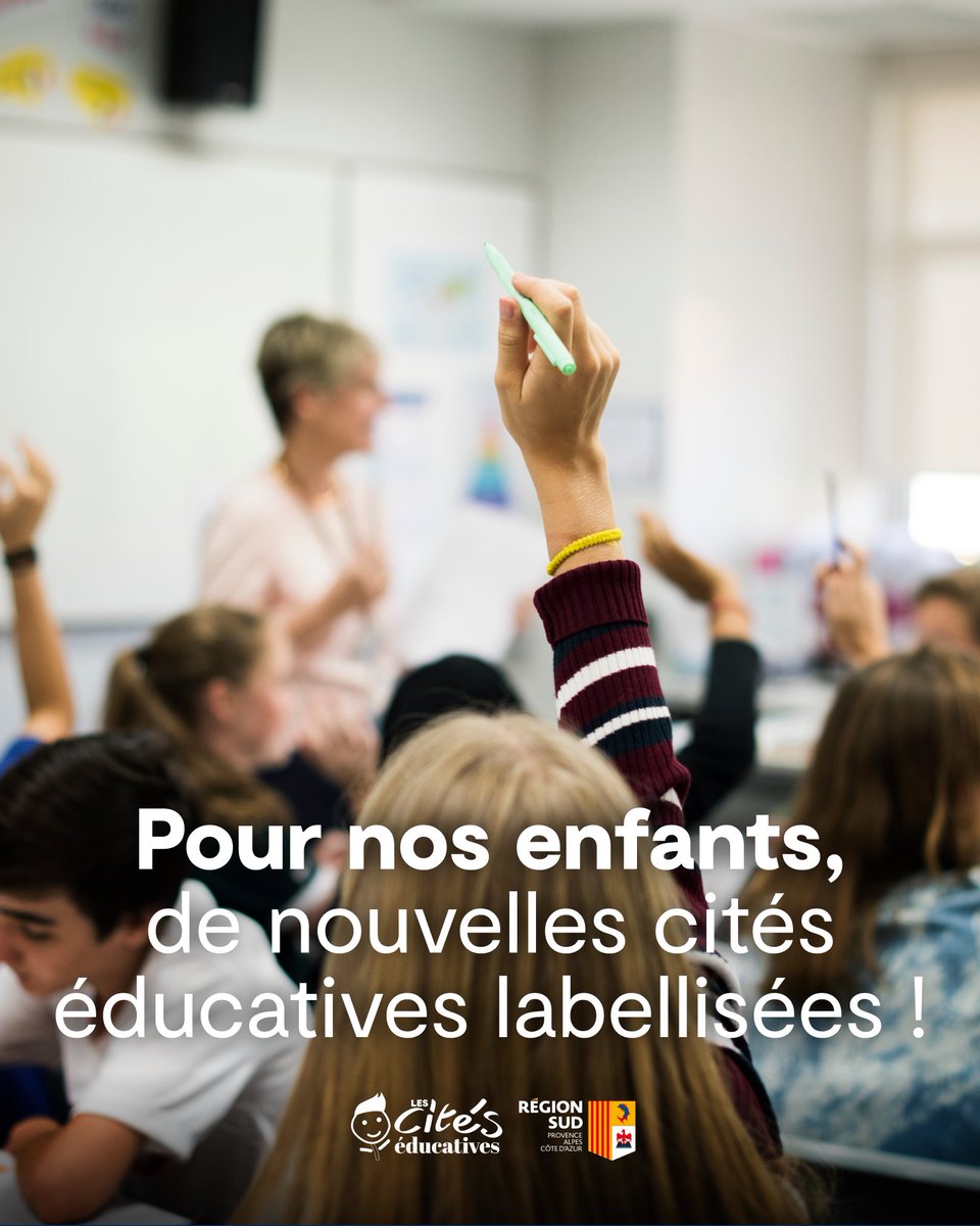 Renaud Muselier (@renaudmuselier) on Twitter photo 3 nouvelles cités éducatives labellisées à Marseille !
En Région Sud, ce sont au total 27 lycées concernés, dont le lycée Mandela dans le 12e.
Merci à <a href="/Elisabeth_Borne/">Élisabeth BORNE</a> et <a href="/juliettemeadel/">Juliette Méadel</a> !
+ de moyens et un soutien concret pour les jeunes de 3 à 25 ans, dans nos quartiers. 3 nouvelles cités éducatives labellisées à Marseille !
En Région Sud, ce sont au total 27 lycées concernés, dont le lycée Mandela dans le 12e.
Merci à <a href="/Elisabeth_Borne/">Élisabeth BORNE</a> et <a href="/juliettemeadel/">Juliette Méadel</a> !
+ de moyens et un soutien concret pour les jeunes de 3 à 25 ans, dans nos quartiers.
