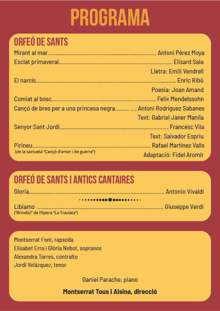 ORFEÓ DE SANTS tweet media