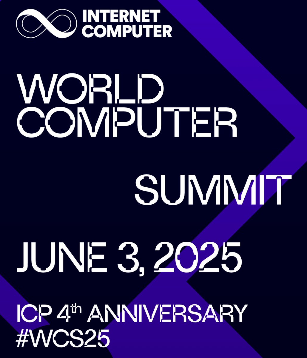 Next week: World Computer Summit 2025 ♾️

Get ready for a full day of AI Web3 and the Self Writing Internet ☕️

Will we see you there? 👀

worldcomputer.com/wcs25