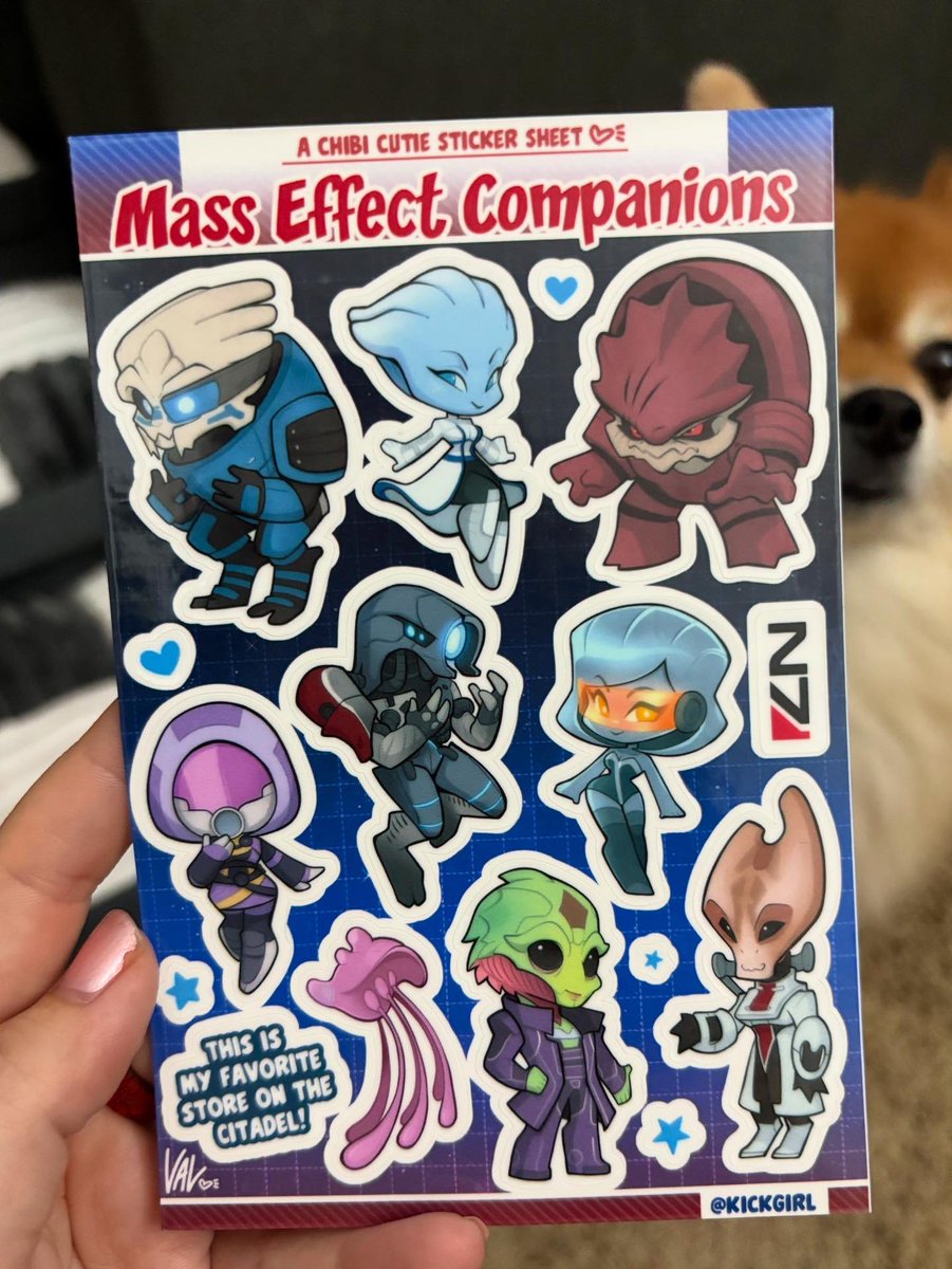 This is my favorite sticker sheet on the Citadel!
I hope that you like this brand new sticker sheet I made! I’ll have it with me at PHXFF and SDCC! And it’ll make its way to the website sometime in the near future! 💖🤗💖
(Now I really want to play through all the games again 🥲)