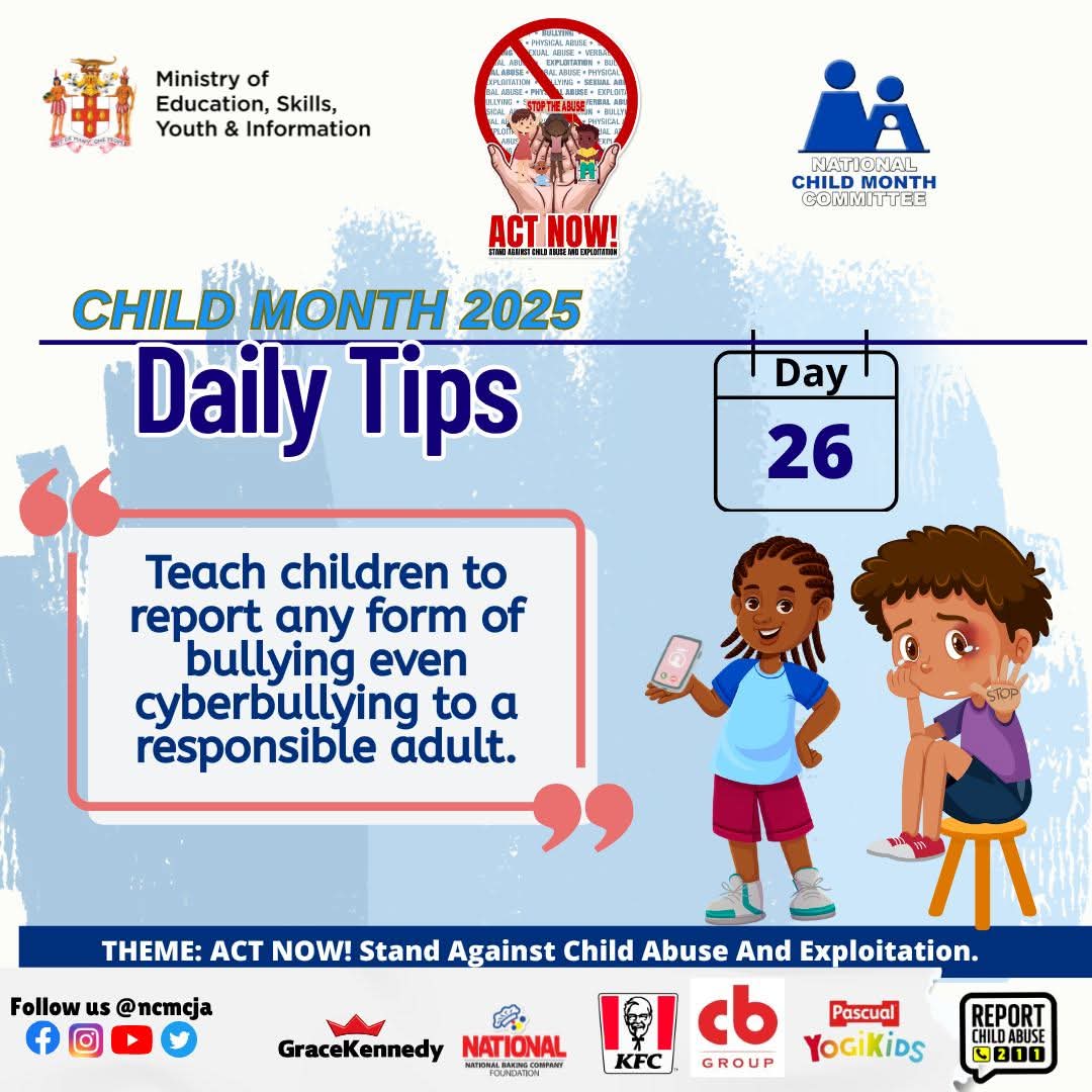 JISNews's tweet image. Stop! 🛑

This is a no tolerance for bullies zone!

Make your stance against bullying clear by encouraging children to report incidents to the adult in charge.

Whether on-screen or on the scene, bullies should be taught to fit the conduct to the mold.

#ChildMonth