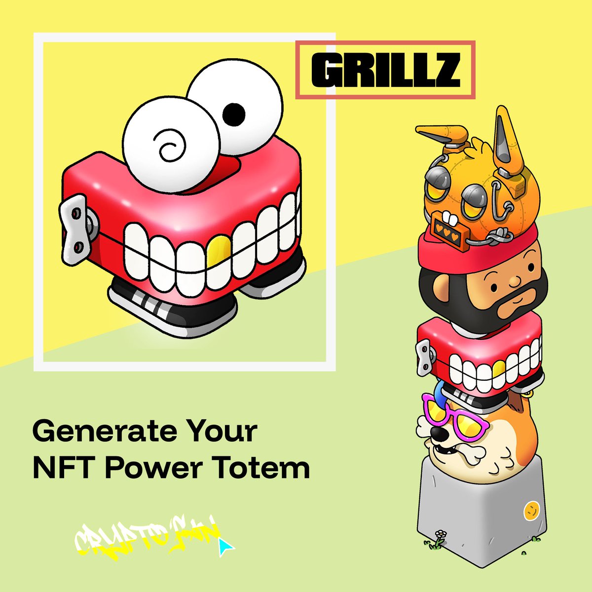 Fox_Of_Crypto's tweet photo. New Quest
For Jaw Mafia members only 😎 

Terms:
- Generate your personalized #NFT Totem (🫳 https://t.co/gr74QVqhUO)
- Share your totem on X/Twitter
- Tag @ilyakazakov and @GrillzGang in your post
- Get your 1000🦷 reward in Grillz Gang Discord

#SomniaCreator #Somnia #SomniaNetwork #NFTCollection