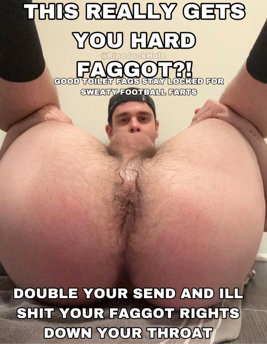 ripejockhole's tweet photo. Warm sweaty football farts are your sexuality you retarded demon https://t.co/6iqnlMbx55