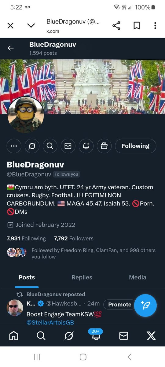 KJW (@hawkesbay69) on Twitter photo Can we get this 24 year Army Veteran some more fantastic followers, please follow <a href="/BlueDragonuv/">BlueDragonuv</a> , repost ๐ช๐ซถ๐๐ฅ๐ฏ๐ซก Can we get this 24 year Army Veteran some more fantastic followers, please follow <a href="/BlueDragonuv/">BlueDragonuv</a> , repost ๐ช๐ซถ๐๐ฅ๐ฏ๐ซก