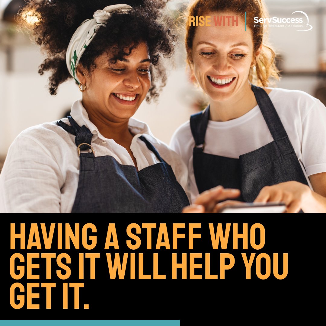 To succeed in any position, employees need training. In foodservice especially, proper training is critical for safe, satisfying dining experiences. Create a robust and dynamic training program for your restaurant with ServSuccess by visiting servsuccess.com.