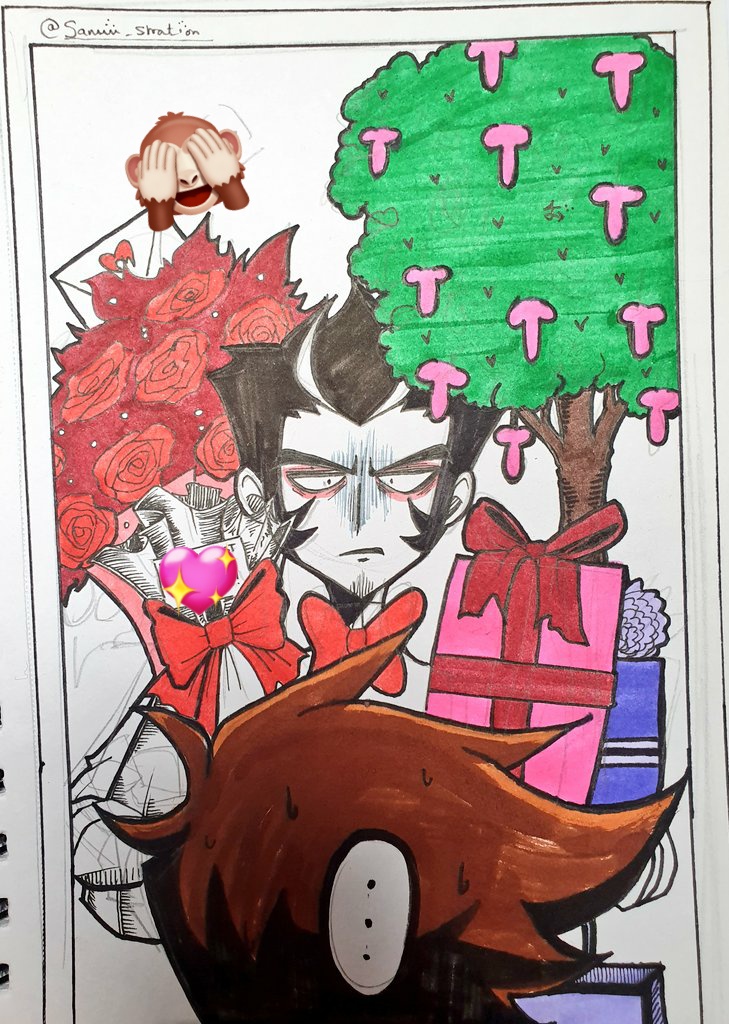 What would you do if this happened to you? ,':o
#HazbinHotel #radiodust #humanAU #husker