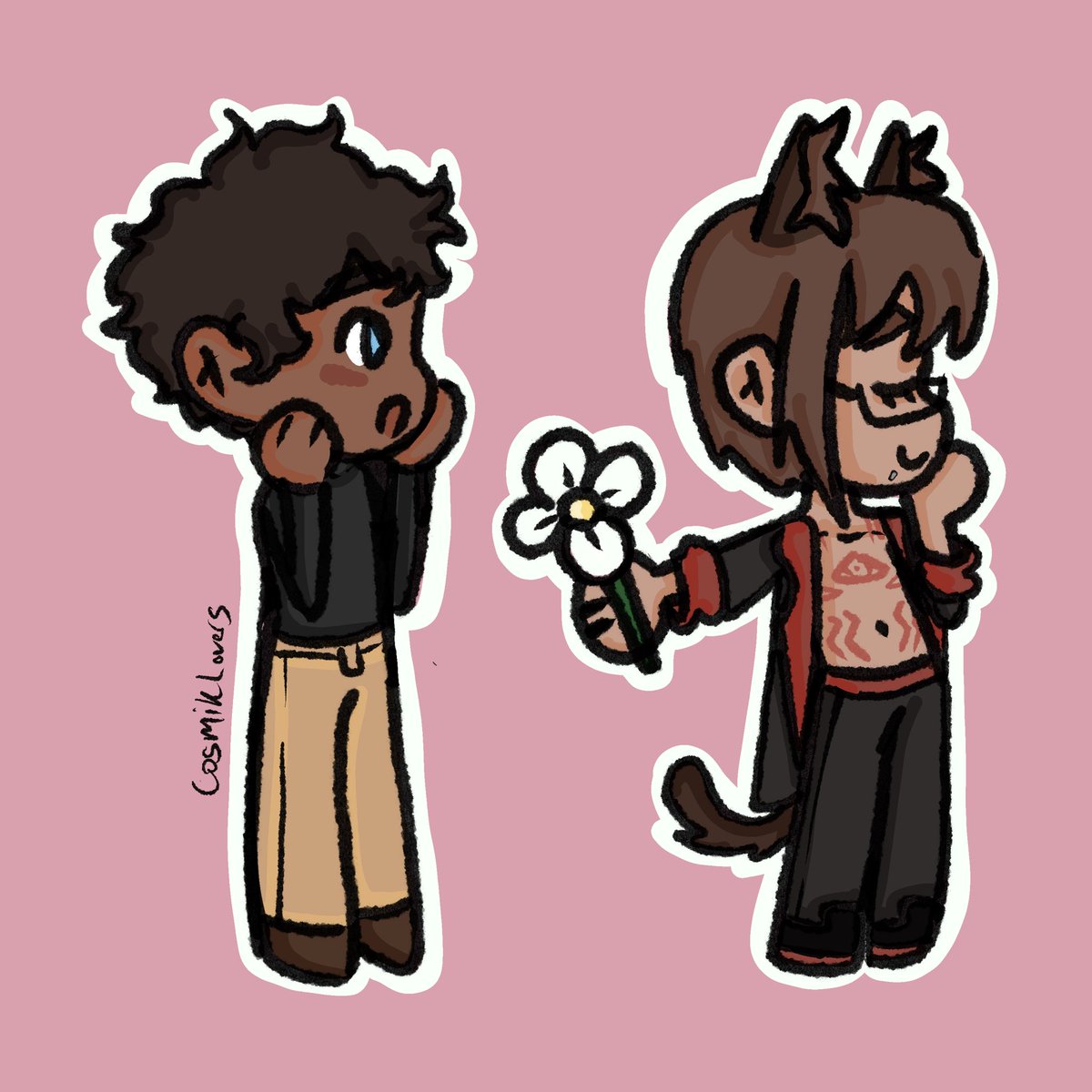 CosmikLovers's tweet photo. CHEAP COUPLE C0MMS

Hi! Opening four slots for couple chibi c0mms

Unique pose: $7 CAD
One of the poses below: $5 CAD

I can do: oc x canon, oc x oc, canon x canon

Payment through PayPal! DM or comment if interested https://t.co/OKCyRxGyfc