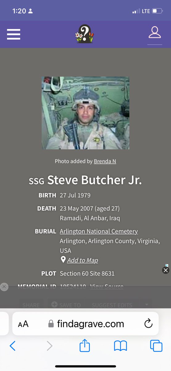 leeeeee_1985's tweet image. One of my husbands very best friends lost his life in combat. Honoring his and all the other lives that have been lost #MemorialDayWeekend @GhostTradr