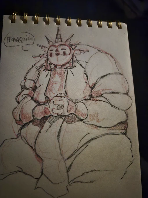 I drew Monoco from #Expedition33 at the bar the other dayAnd Esquie tooMaybe I ll digitalise them 