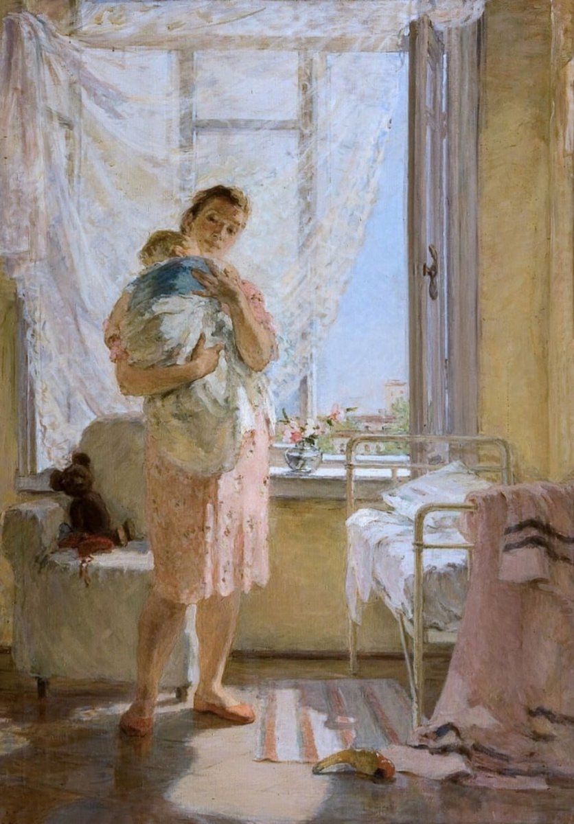 "Motherhood" by Mariya Rudnitskaya (1949)
