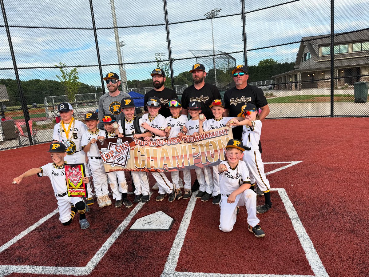 thedirtbagsyth's tweet photo. Congratulations (5 Star Heat 8u -Yocum) 
Gold Bracket. 4-0 in Statesville last weekend !! 

#5starheat #maFia @5starnational https://t.co/qVClnj3Bw8
