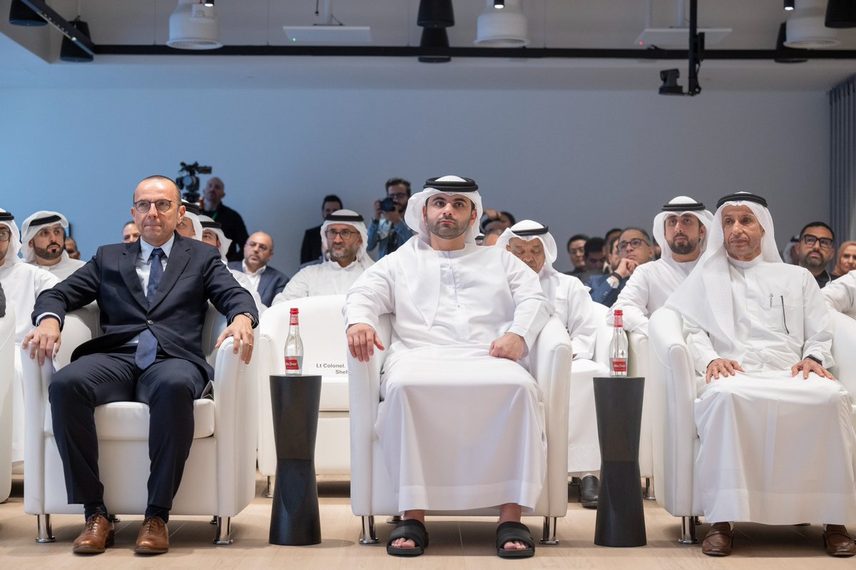 sheikhmansoor's tweet photo. Today, I attended the launch of Schneider Electric’s AED100 million initiative to support talent empowerment in the UAE. The launch coincided with the official inauguration of the company’s new smart headquarters, The NEST, located in Dubai Silicon Oasis. Dubai continues to strengthen its position as a global hub for the future economy by fostering innovation and empowering talent, aligned with its D33 economic agenda.