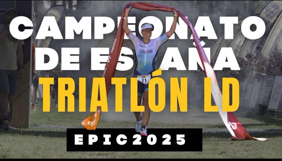 VIDEO RESUMEN YA DISPONIBLE

Campeonato de España Triatlón LARGA DISTANCIA 2025 | Resumen del EPIC TRIATHLON

youtu.be/n1Z74Ol_qpE