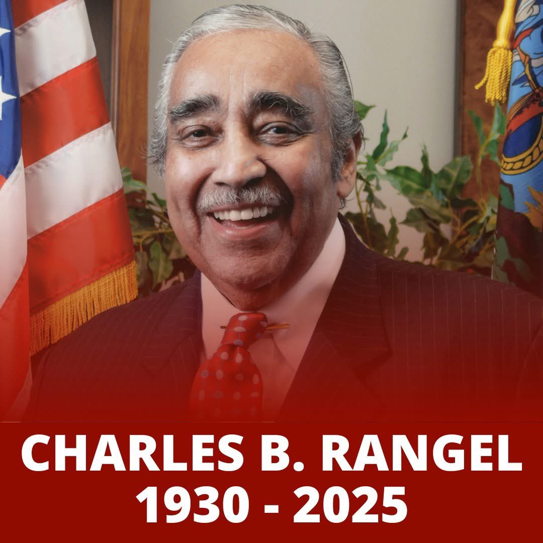 Heartbroken by the passing of Congressman Charles B. Rangel. A lion of Harlem and fearless advocate for justice, his legacy shaped countless lives, including mine. His impact on our communities will inspire generations. Rest in peace.
 #RubenWills2025  #NYCCouncil #RestInPeace