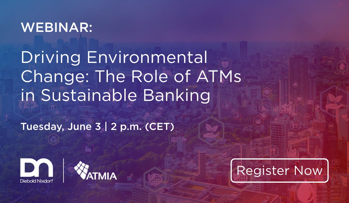 Join us for a thoughtful discussion on the emerging role of #ATMs in promoting sustainable banking. Get expert insights, practical strategies &amp; learn how financial institutions are reducing their carbon footprints with innovative ATM solutions.
Register→ dbdnx.co/43aBf9W
