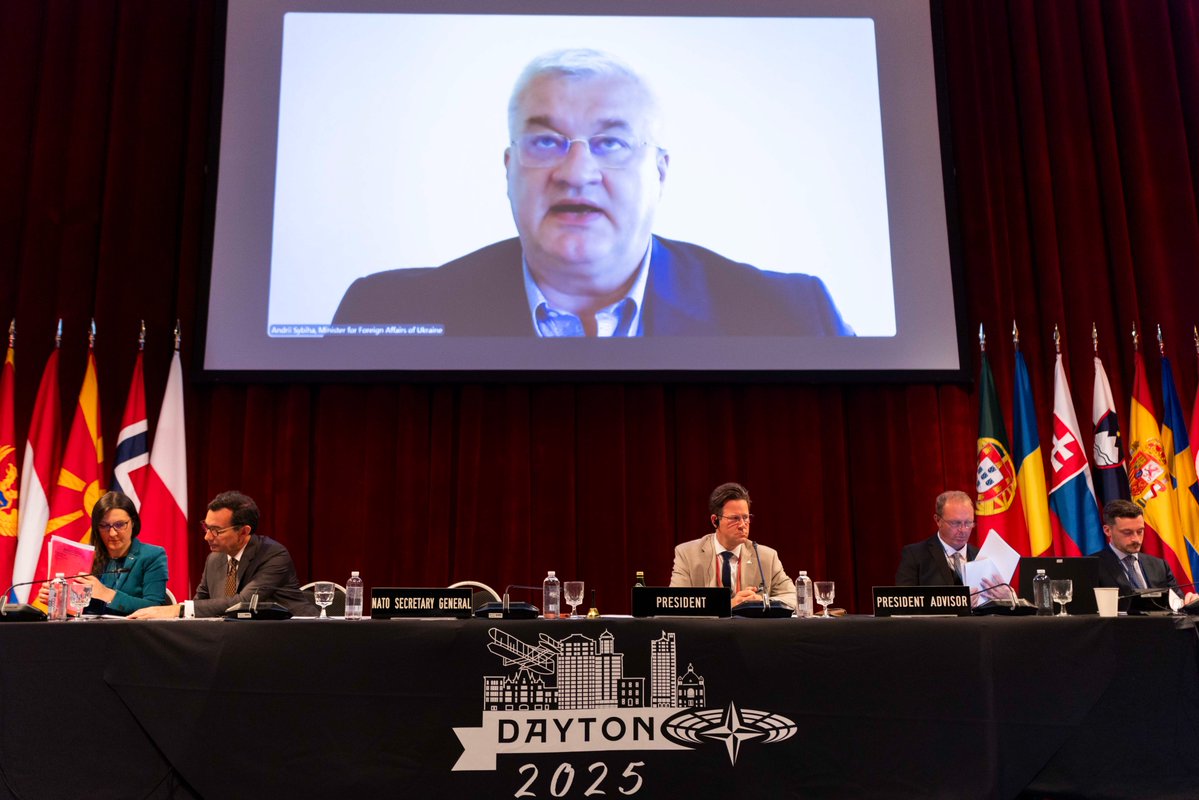 NATO PA / AP-OTAN (@natopapress) on Twitter photo At #NATOPADayton’s plenary sitting, the Assembly urged bold action to strengthen #NATO and fairer burden-sharing: “We need more resources, forces and capabilities so that we are prepared to face any threats”, Mark Rutte, <a href="/SecGenNATO/">Mark Rutte</a>. More ➡️ url.nato-pa.int/DAYpr8 At #NATOPADayton’s plenary sitting, the Assembly urged bold action to strengthen #NATO and fairer burden-sharing: “We need more resources, forces and capabilities so that we are prepared to face any threats”, Mark Rutte, <a href="/SecGenNATO/">Mark Rutte</a>. More ➡️ url.nato-pa.int/DAYpr8