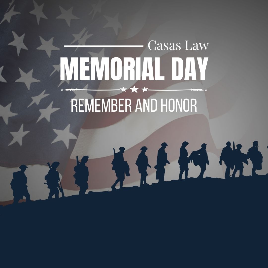 Honoring the brave who gave all for our freedom. Your sacrifice will never be forgotten. 

Wishing you a meaningful Memorial Day from all of us at Casas Law.

#MemorialDay #HonorAndRemember #FloridaLaw #WestPalmBeach