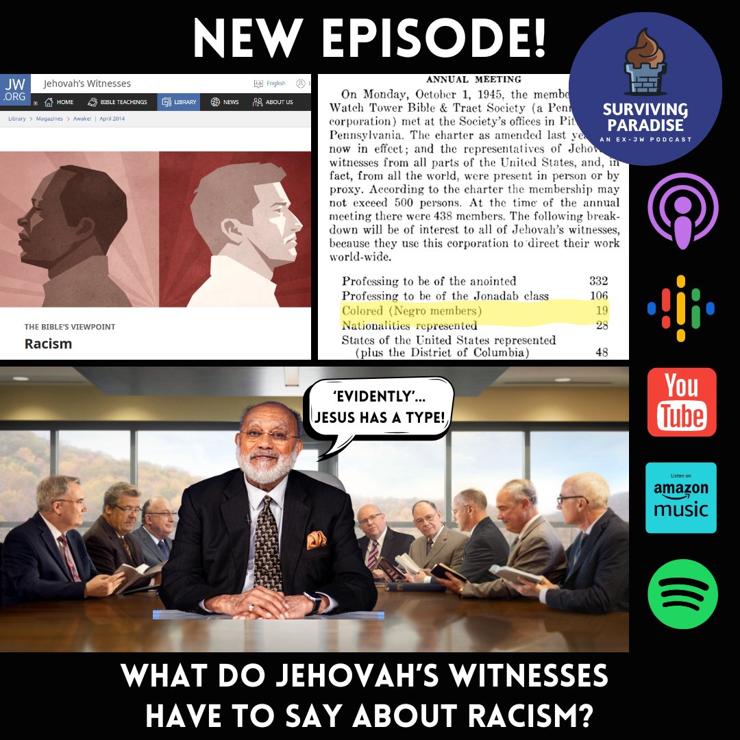 The history of Jehovah's Witnesses regarding diversity is not just awkward... it's sick. Has anything really changed?

👉youtu.be/xue31kCV9Yk?si…