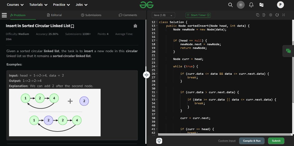 codewithprince2's tweet image. DAY 64 of Solving GFG160 Problem.
@geeksforgeeks
#gfg160
#geekstreak2025