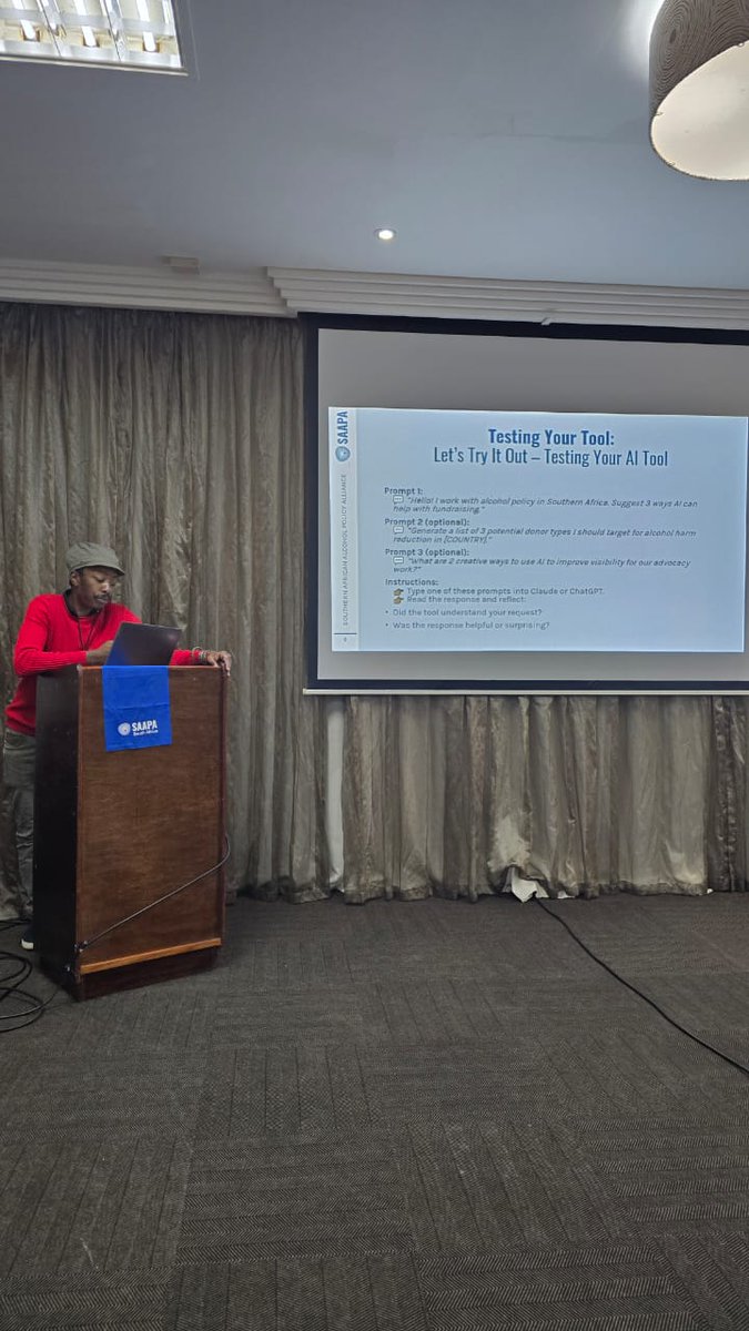 The SAAPA Regional Forum 2025 was held in Durban, bringing together national chapters to strategize on alcohol policy, health equity, and advocacy across Southern Africa.

SAAPA Zimbabwe proudly participated and shared key updates from our chapter.
#AlcoholPolicy #PublicHealth